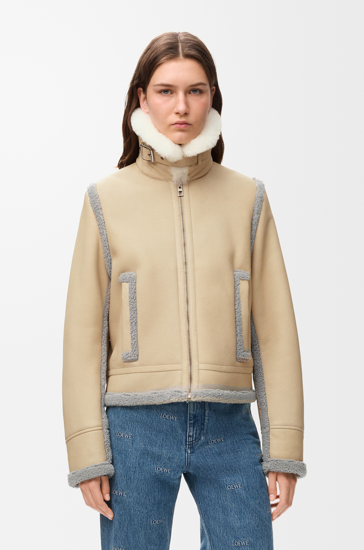 LOEWE Chaqueta en lana de oveja Beige