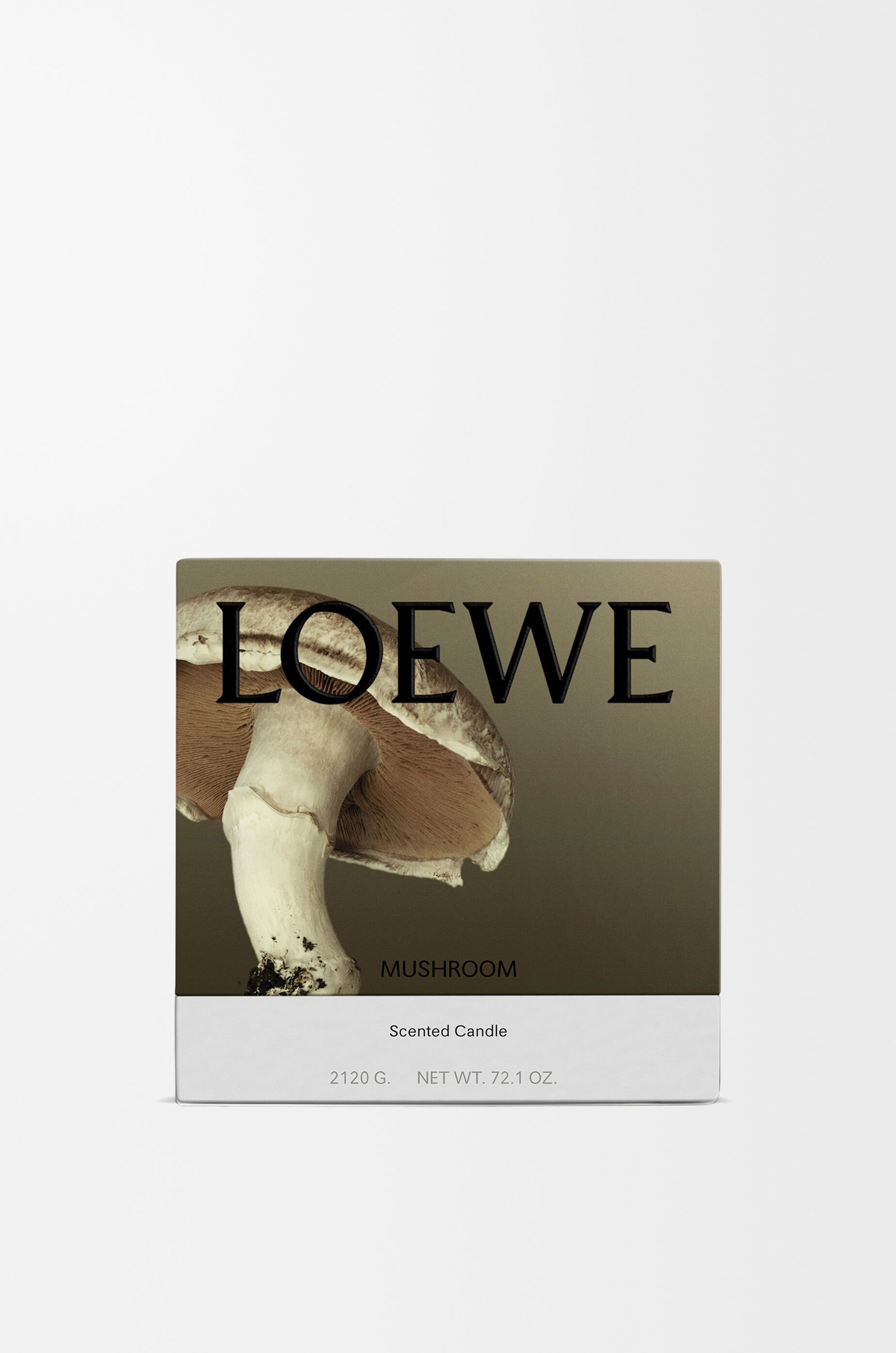 マッシュルーム キャンドル ラージ グレー - LOEWE