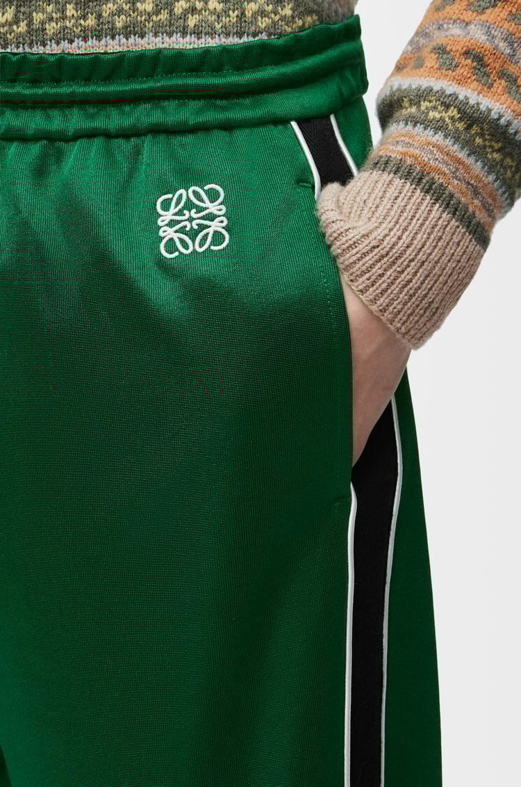 LOEWE Tracksuit trousers in technical jersey Pop Green