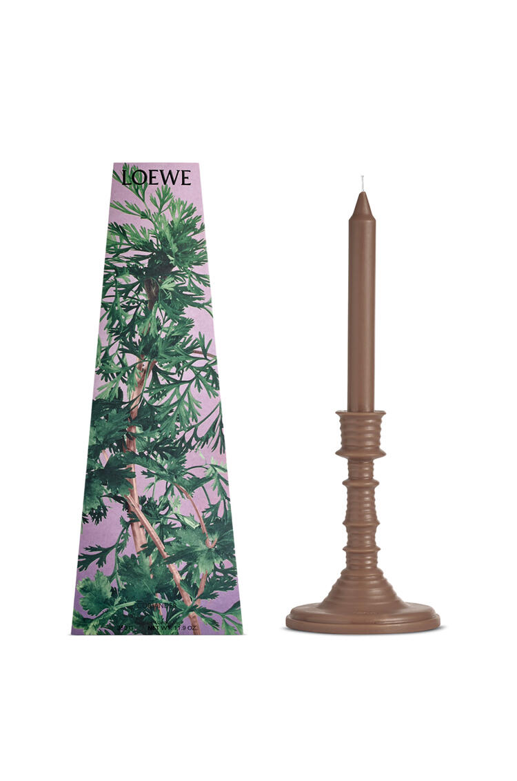 LOEWE 蕴含芫荽香精的香薰蜡烛台 深棕色 pdp_rd