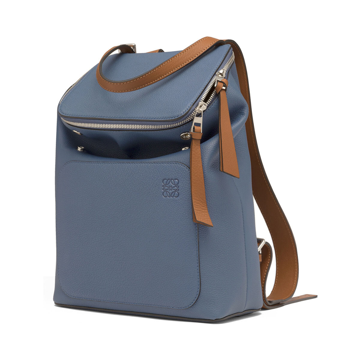 Goya Small Backpack Varsity Blue/Tan - LOEWE
