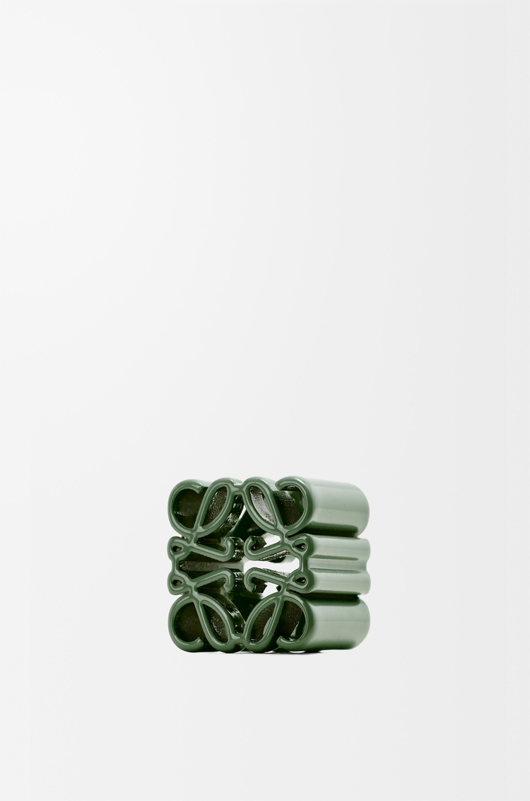 LOEWE Petit charm cube Anagram Vert