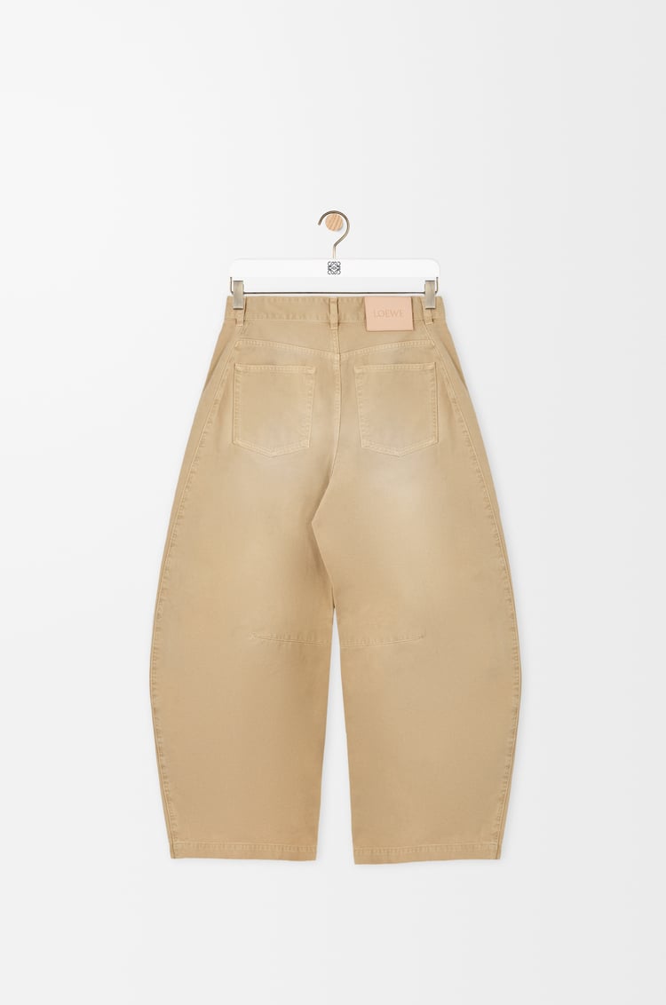LOEWE バレル トラウザーズ（コットン） ベージュ