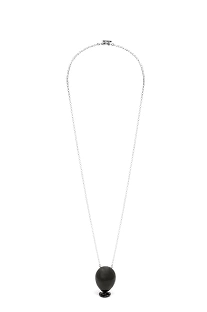 LOEWE Balloon pendant in sterling silver and enamel 黑色