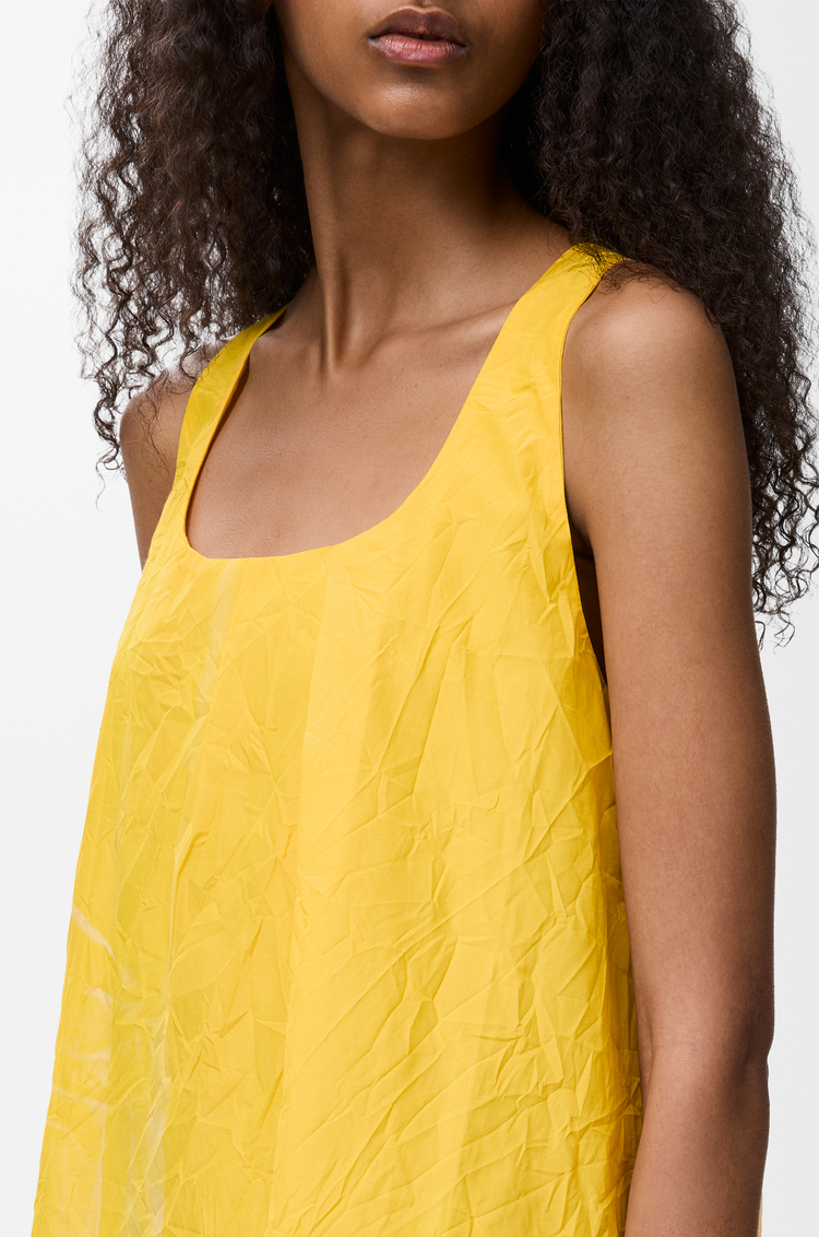 LOEWE Dress in technical cotton Yellow
