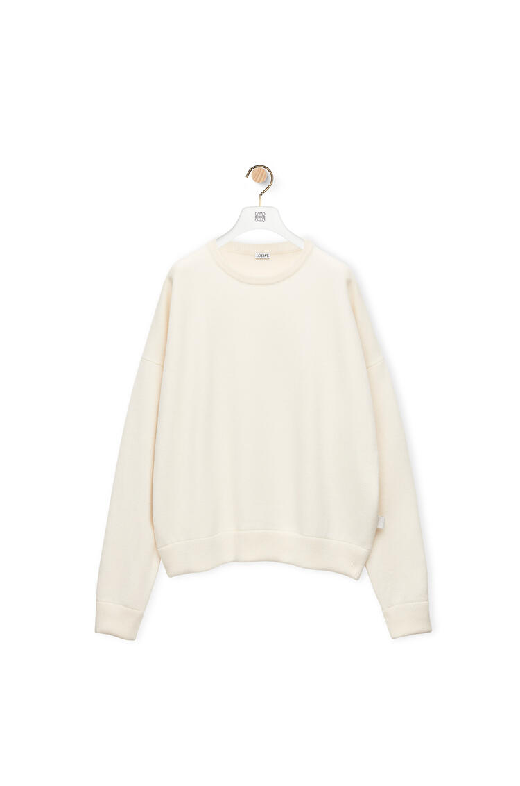 LOEWE Sweater in cashmere Soft White