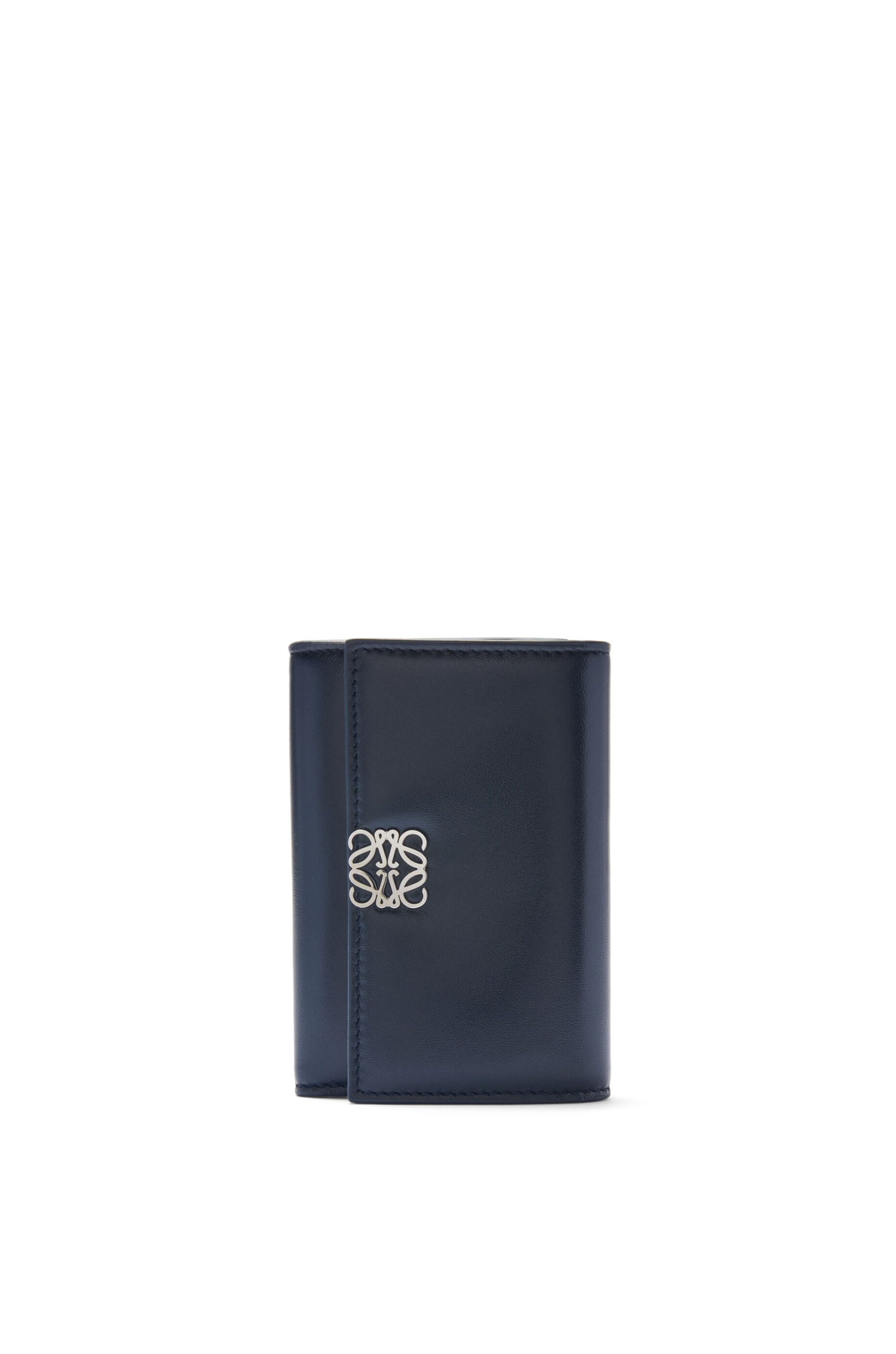 パファー アナグラム バーティカル ウォレット スモール（シャイニーナパカーフ） ブラック - LOEWE