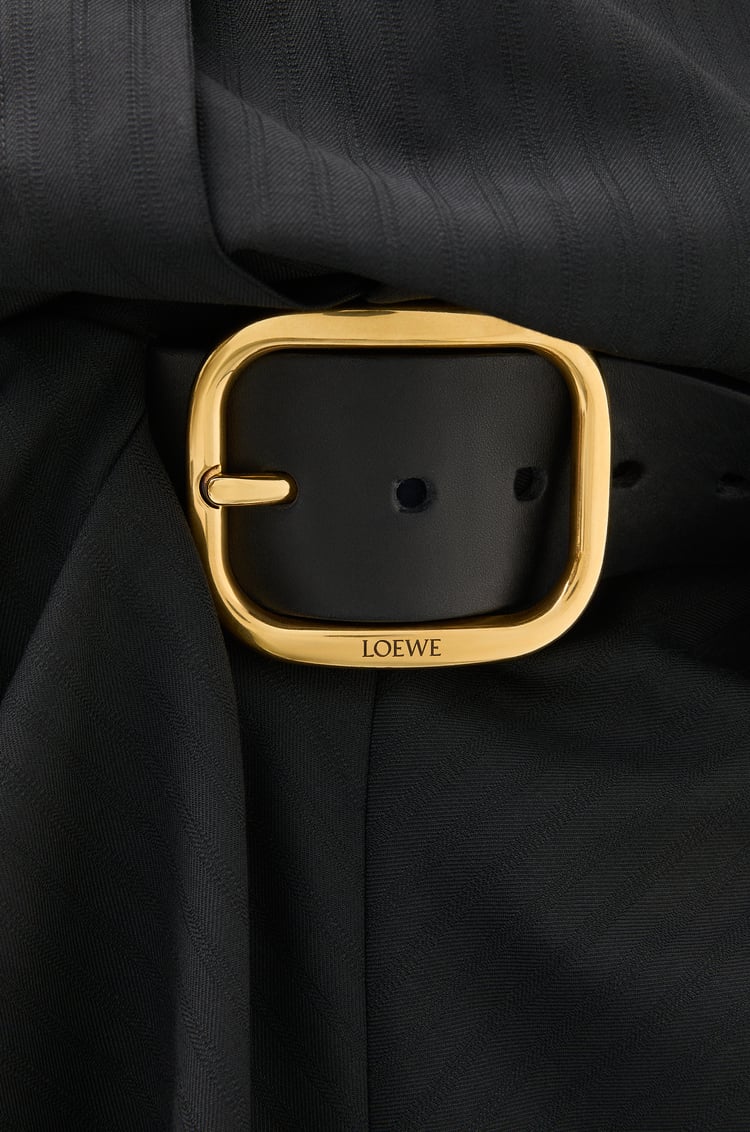 LOEWE ベルテッド ドレス（ウール） ブラック