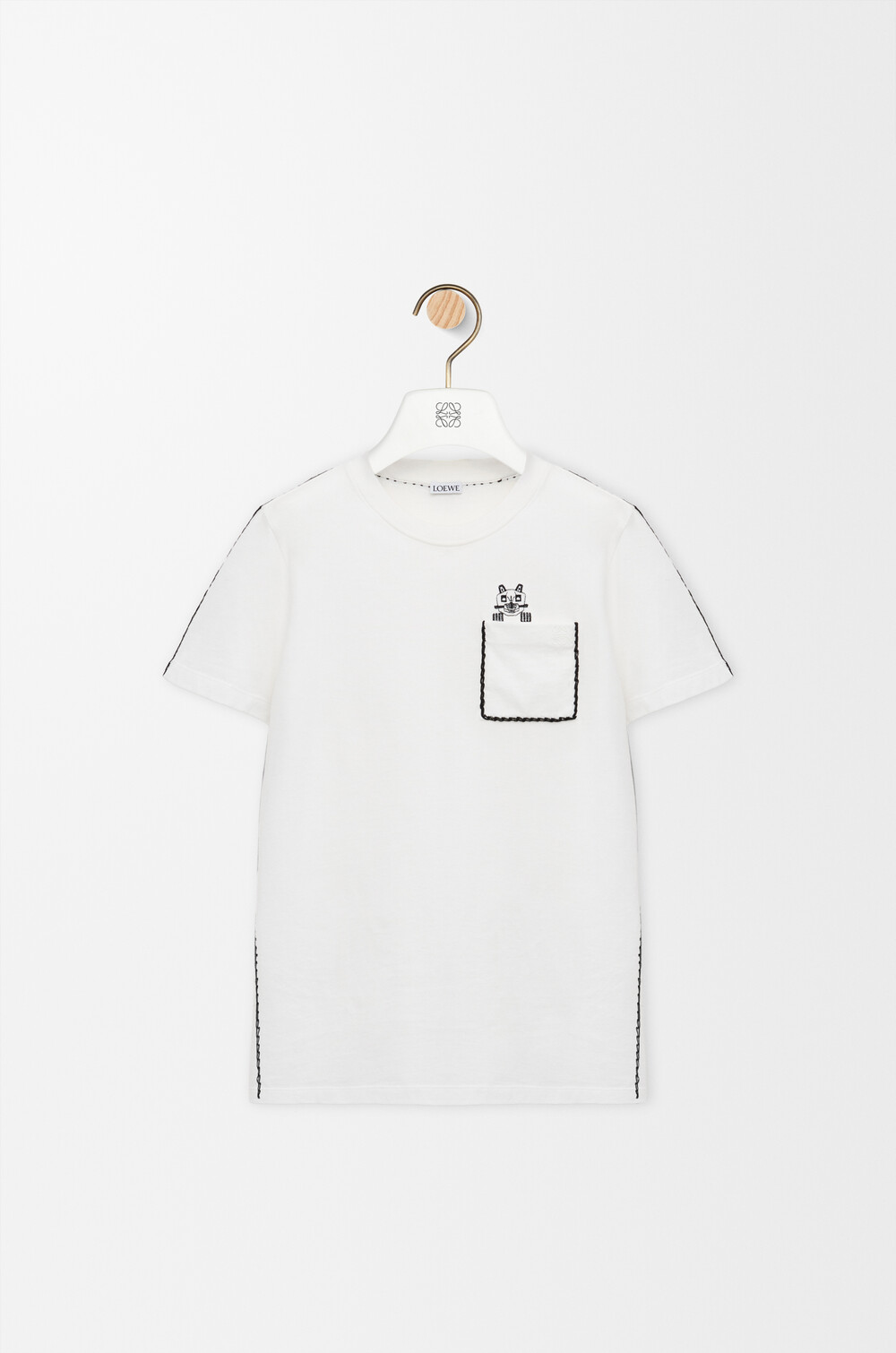 レギュラーフィット Tシャツ（コットン） ホワイト - ロエベ 日本 公式 