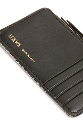 LOEWE Coin cardholder in jacquard and calfskin Navy/Black plp_rd