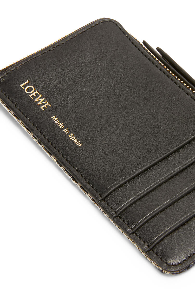 LOEWE Coin cardholder in jacquard and calfskin Navy/Black pdp_rd
