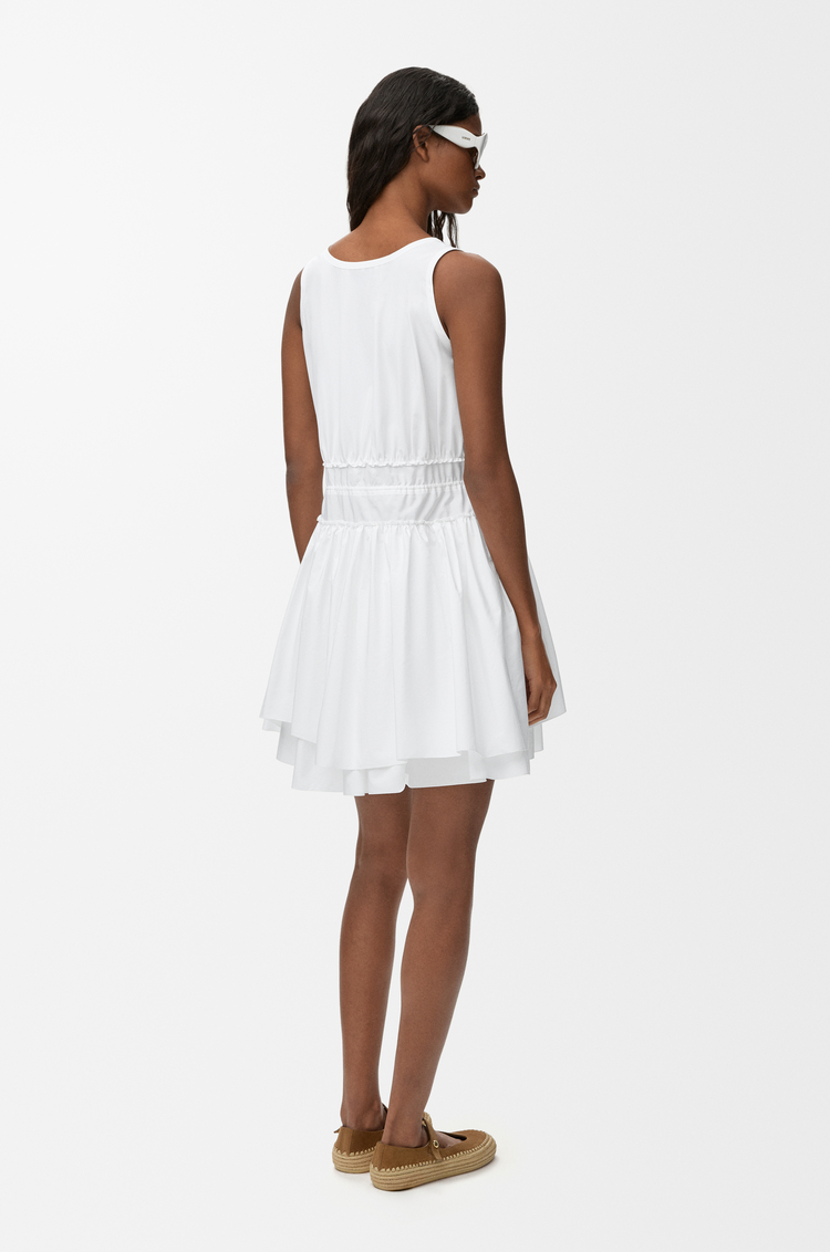 LOEWE Robe en coton Blanc