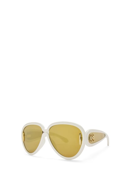 LOEWE Pilot Mask sunglasses in acetate and nylon White plp_rd