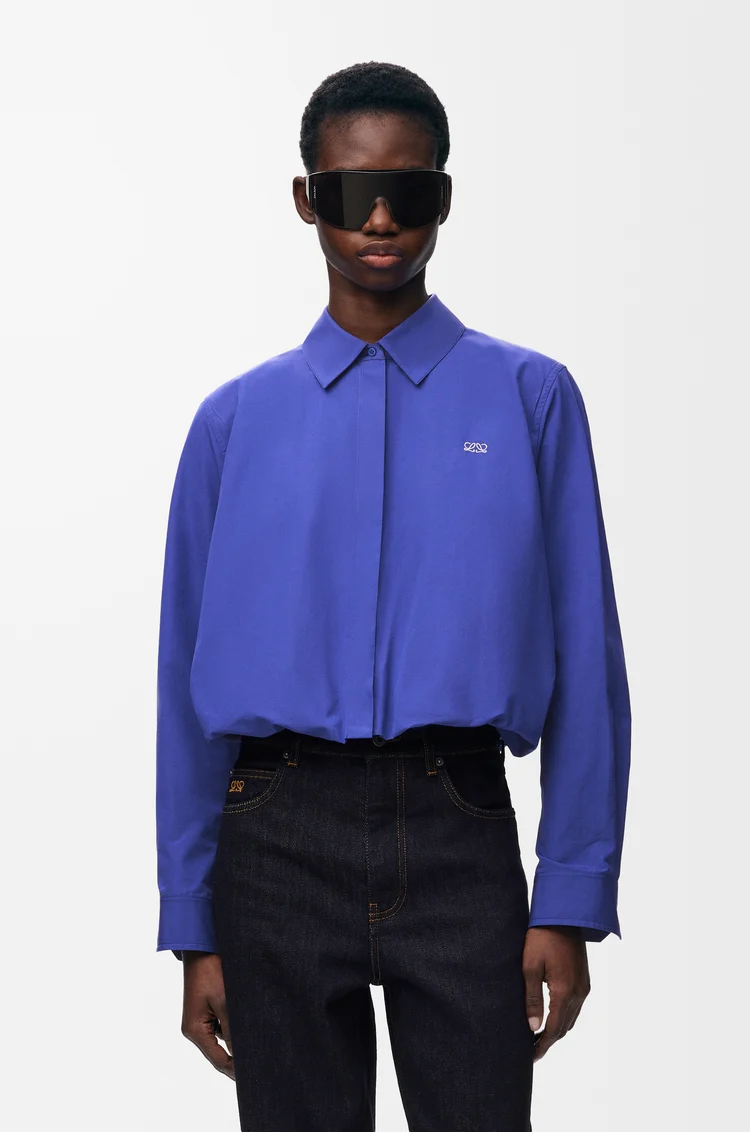 LOEWE Shirt in cotton Blue