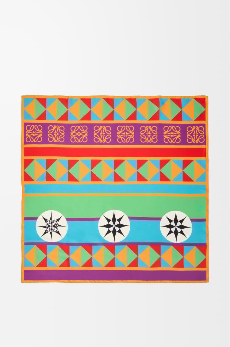 LOEWE Scarf in silk Multicolor