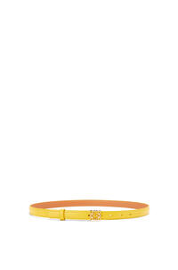 LOEWE Cinturón Goya Anagram en piel de ternera lisa Amarillo/Oro