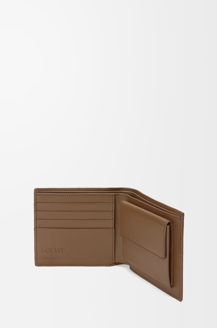 LOEWE Bifold coin wallet in deerskin Tundra
