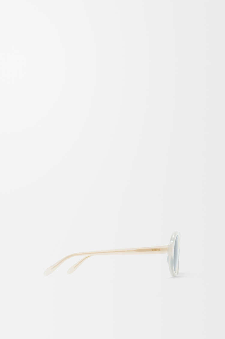LOEWE Delta Slim sunglasses Milky Ivory