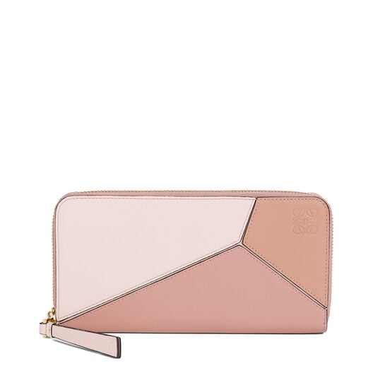 LOEWE Puzzle Zip Around Wallet Blush Multitone LOEWE Puzzle Zip Around Wallet Blush Multitone all