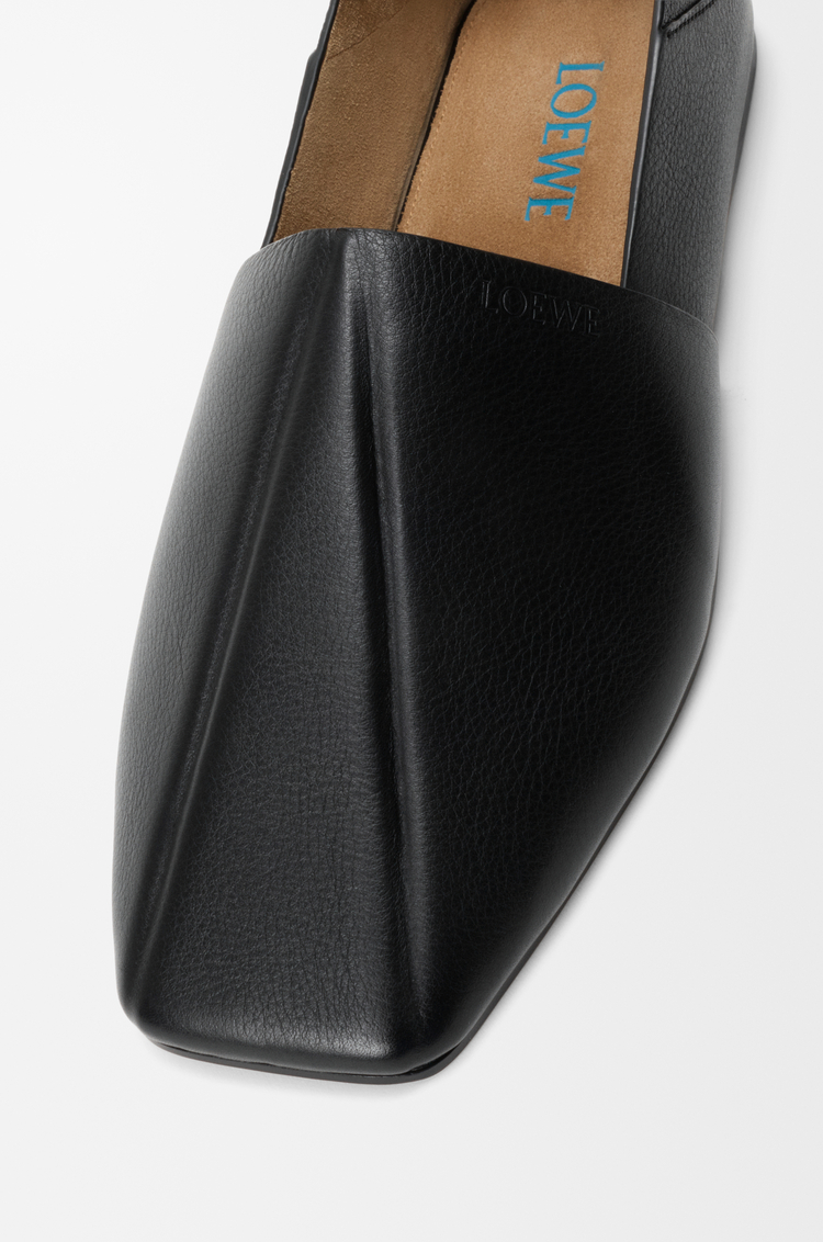 LOEWE 柔软牛皮革 Origami 凉鞋 黑色