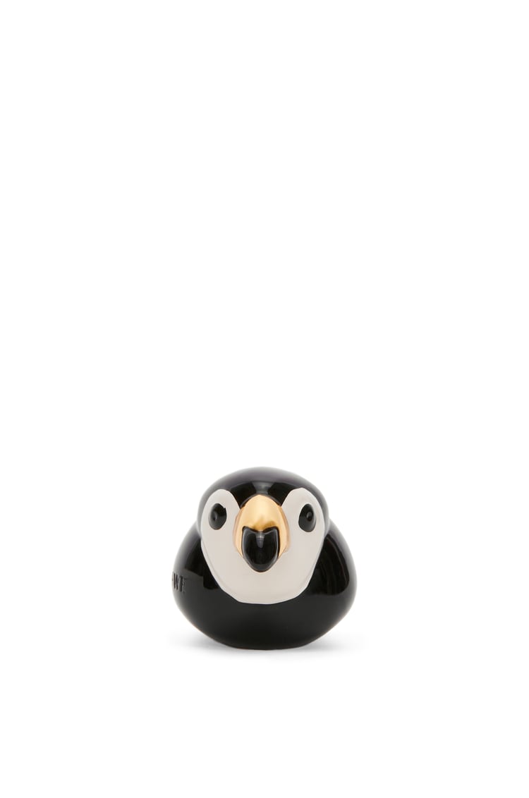 LOEWE Dado Tucan en latón Negro/Dorado