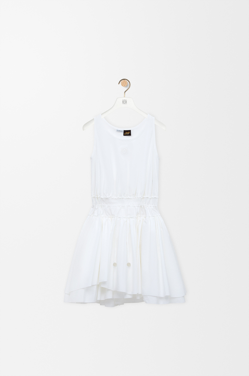 LOEWE Robe en coton Blanc