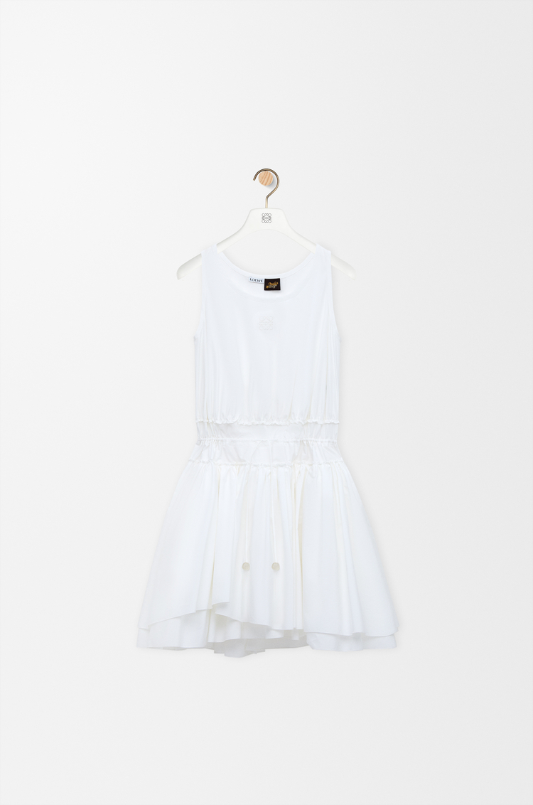 LOEWE Robe en coton Blanc