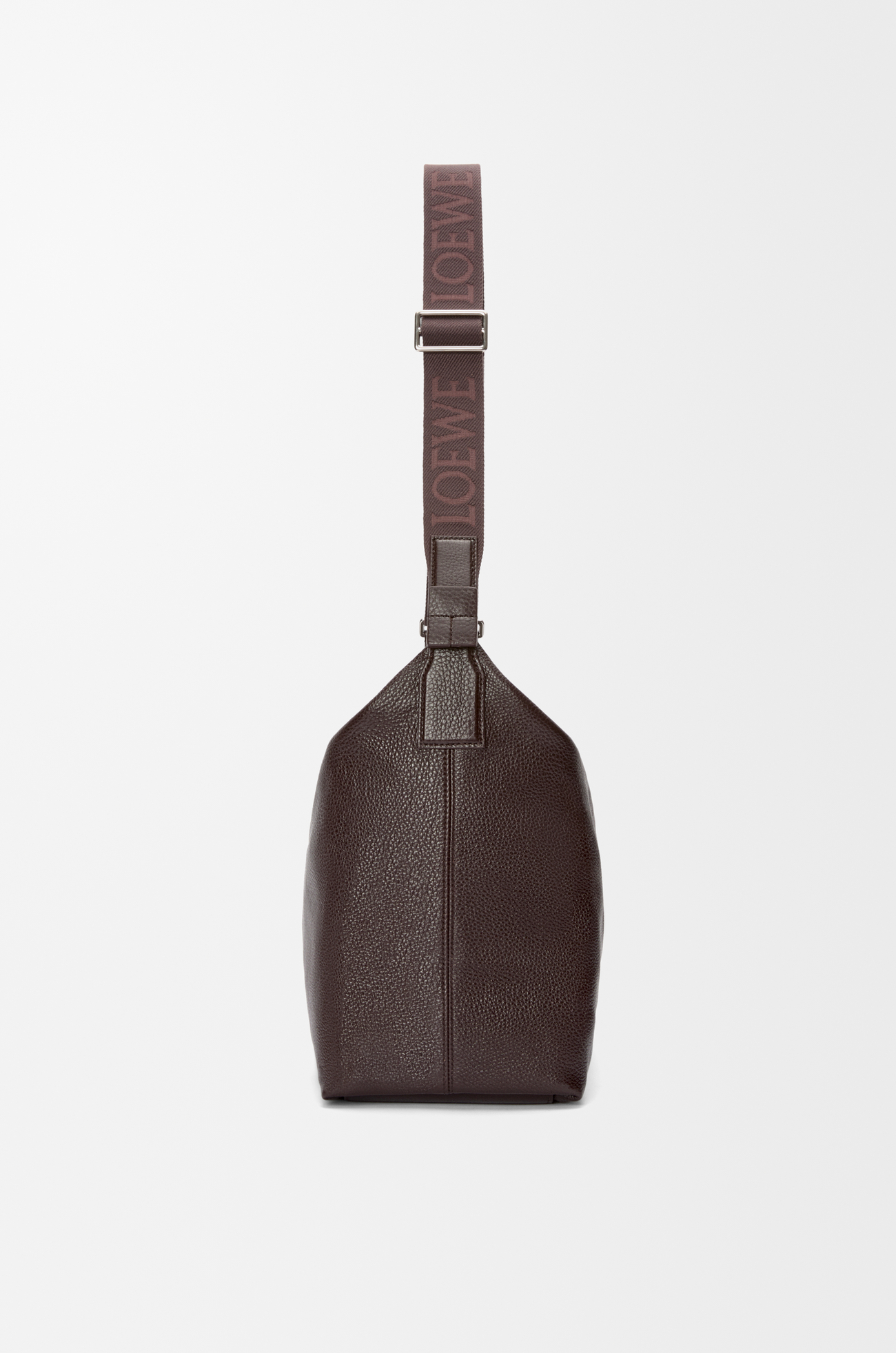 LOEWE Cubi crossbody bag in supple grained calfskin Oxblood plp_rd