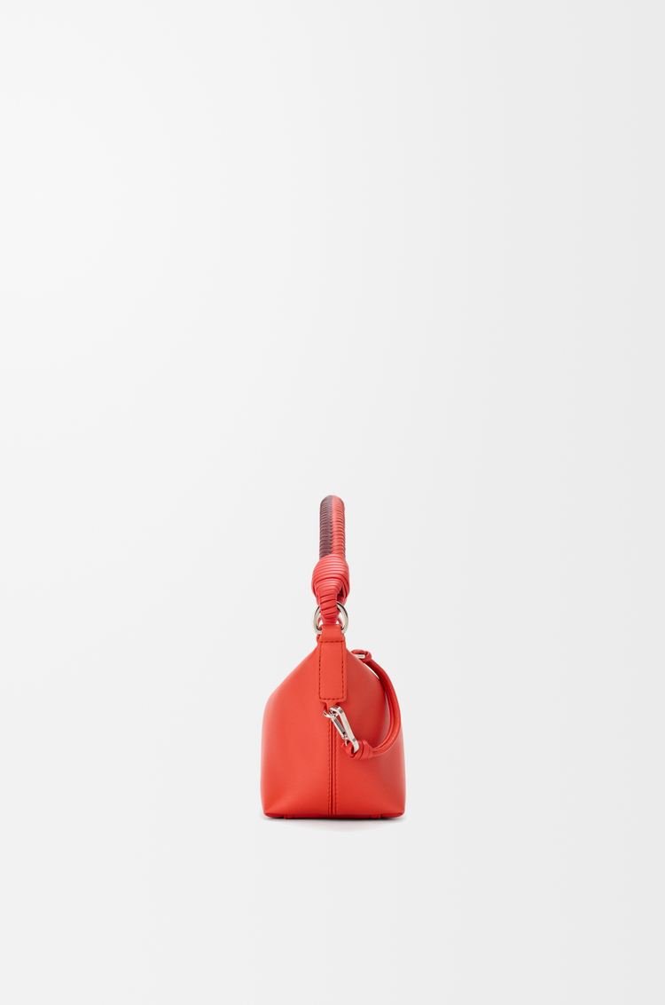 LOEWE Mini sac Cala en cuir d'agneau nappa doux Sunrise Orange/Rouge Cuivré Rosé
