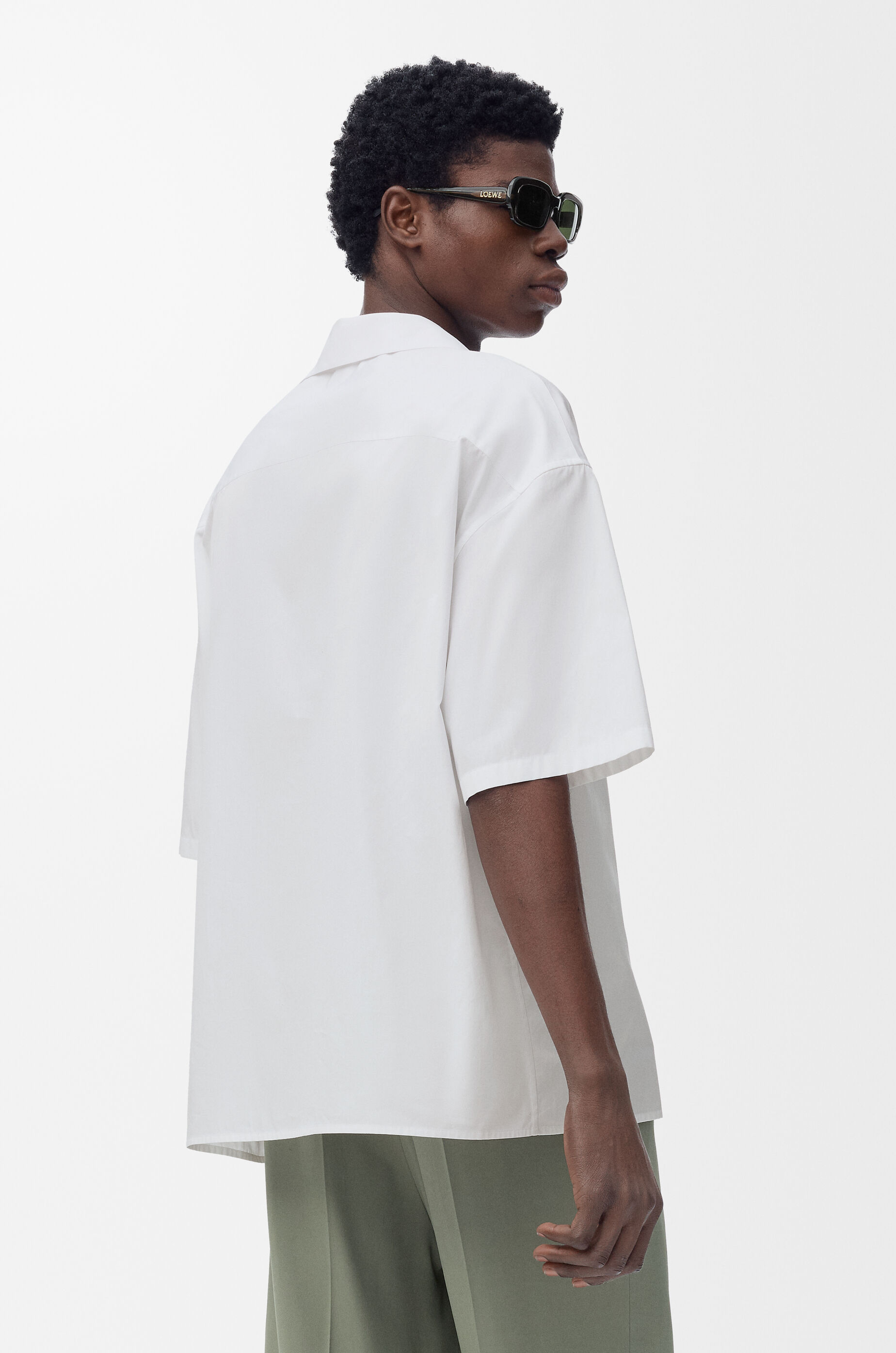 Short sleeve shirt in cotton White - LOEWE