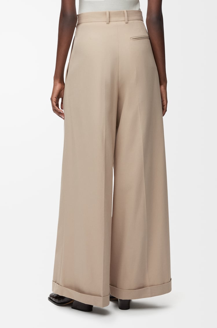 LOEWE Hose aus Baumwolle Beige