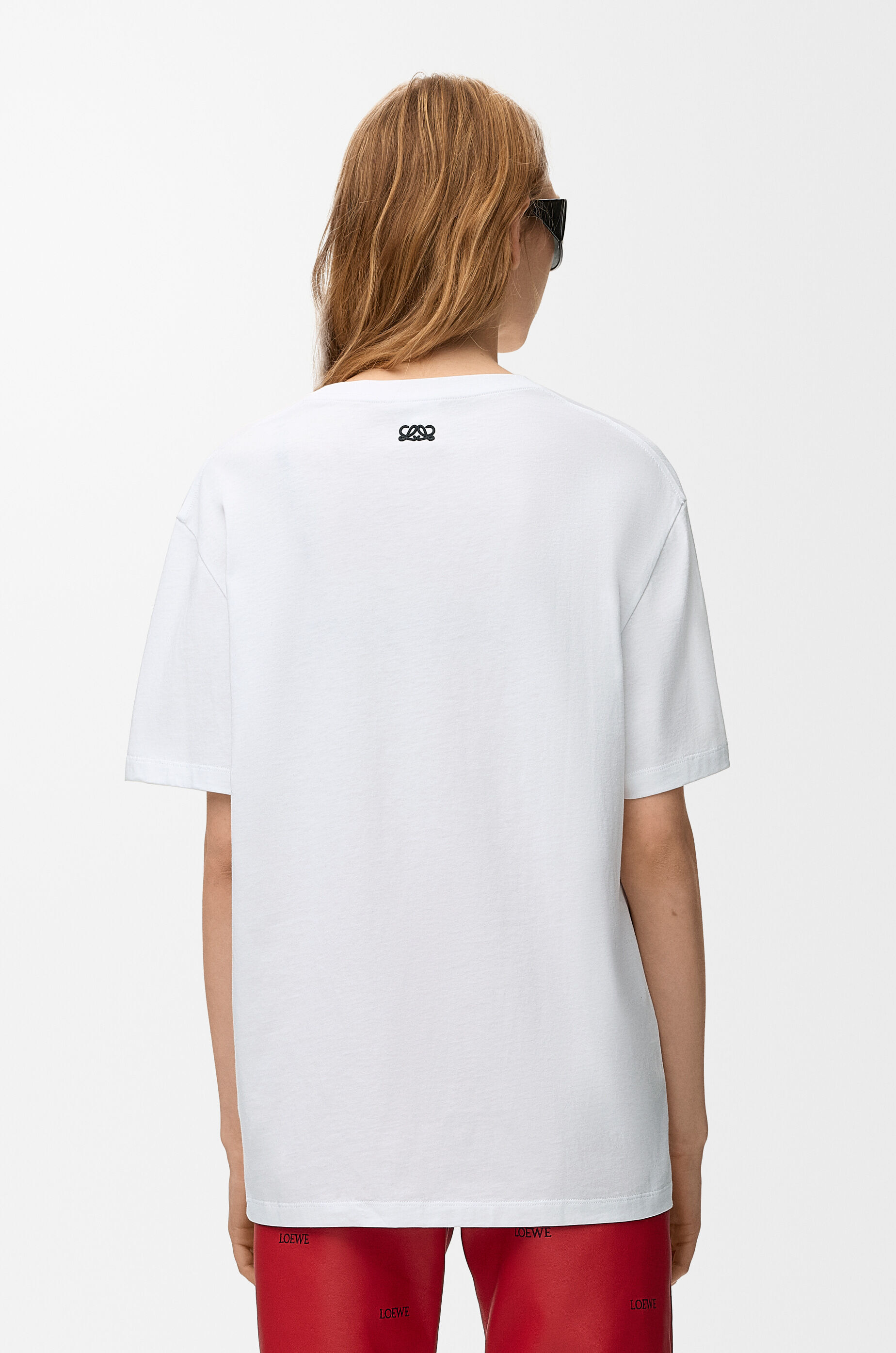 リラックスフィット Tシャツ（コットン） ホワイト - ロエベ 日本 公式
