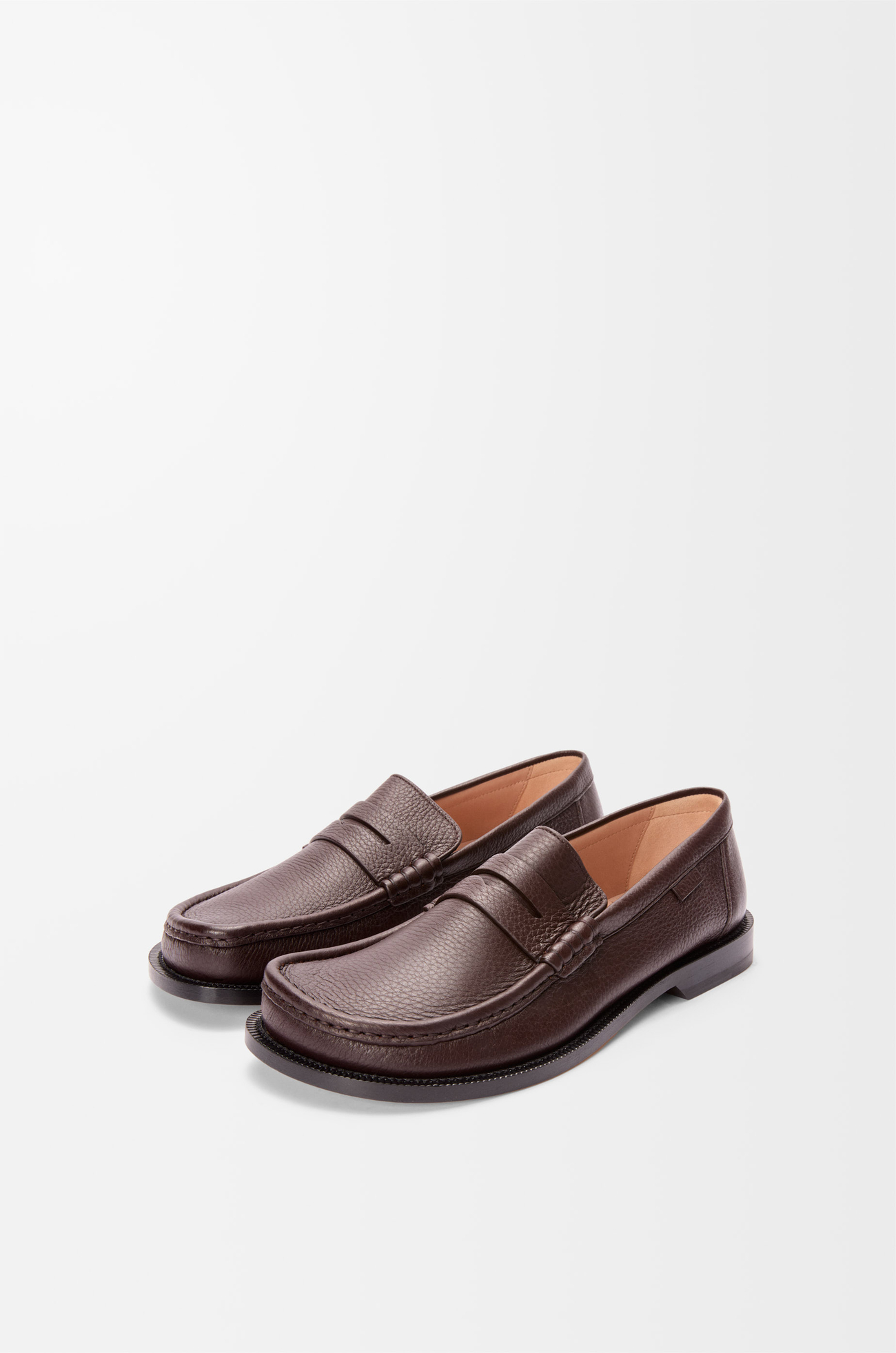 LOEWE カンポ ローファー（ディア） オックスブラッド
