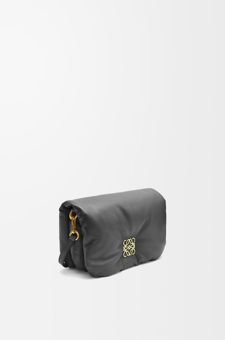LOEWE ゴヤ パファー バッグ ミニ（シャイニーナパラム） ブラック