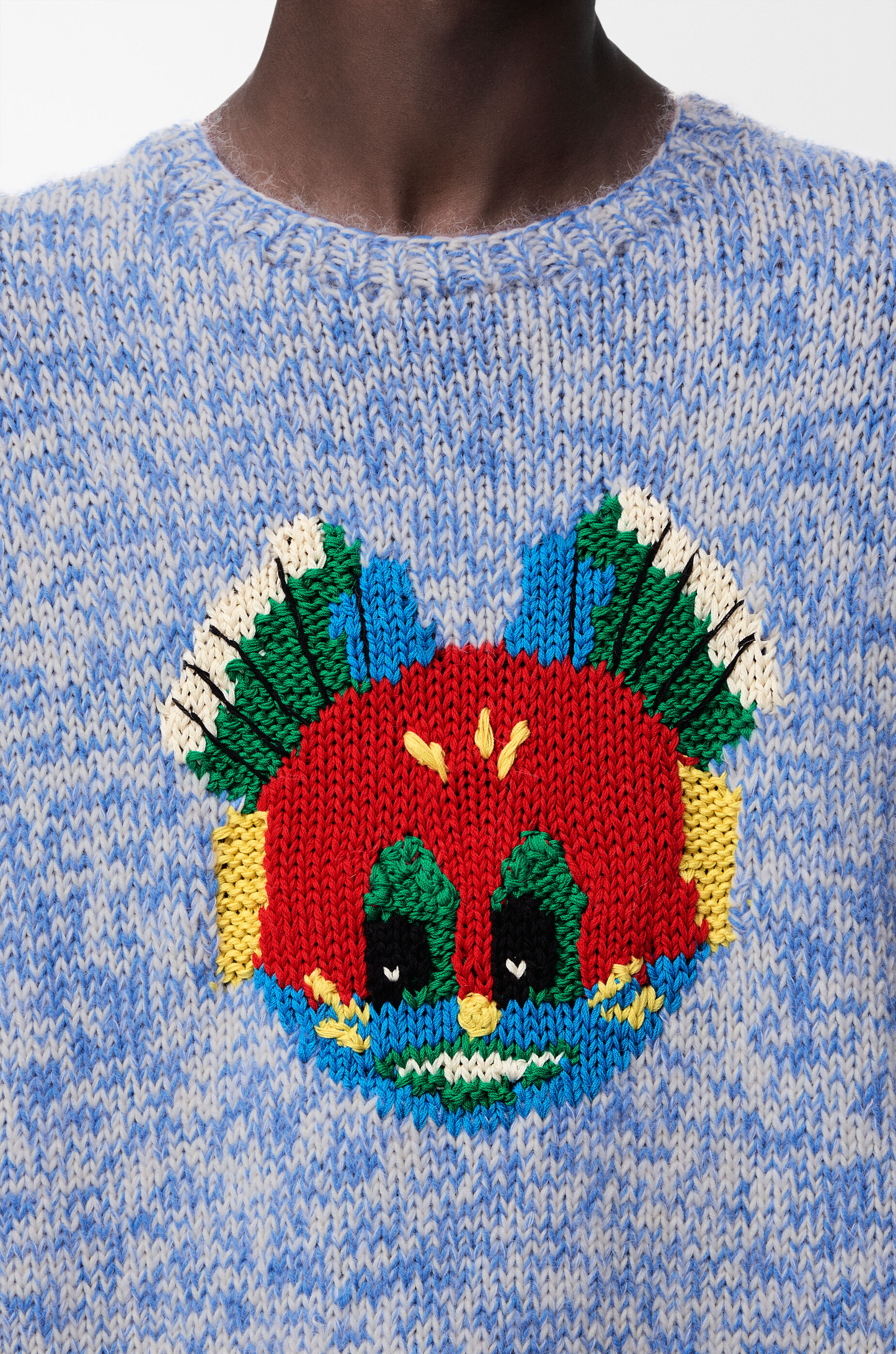 セーター（ウール&モヘアブレンド） ブルー - LOEWE