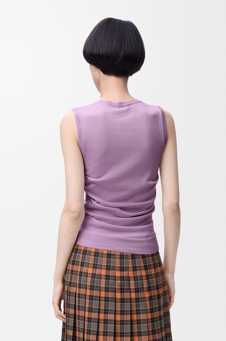 LOEWE ベスト（カシミヤ&シルク） ライラック