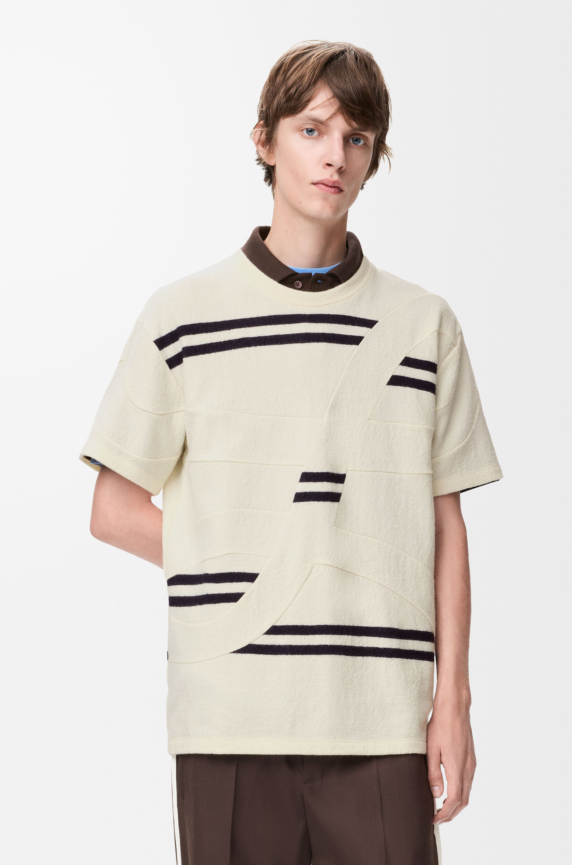 オーバーサイズフィット Tシャツ（ウール） ホワイト - LOEWE