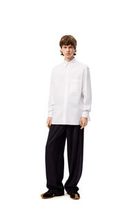 LOEWE Camisa en algodón Oxford Blanco pdp_rd