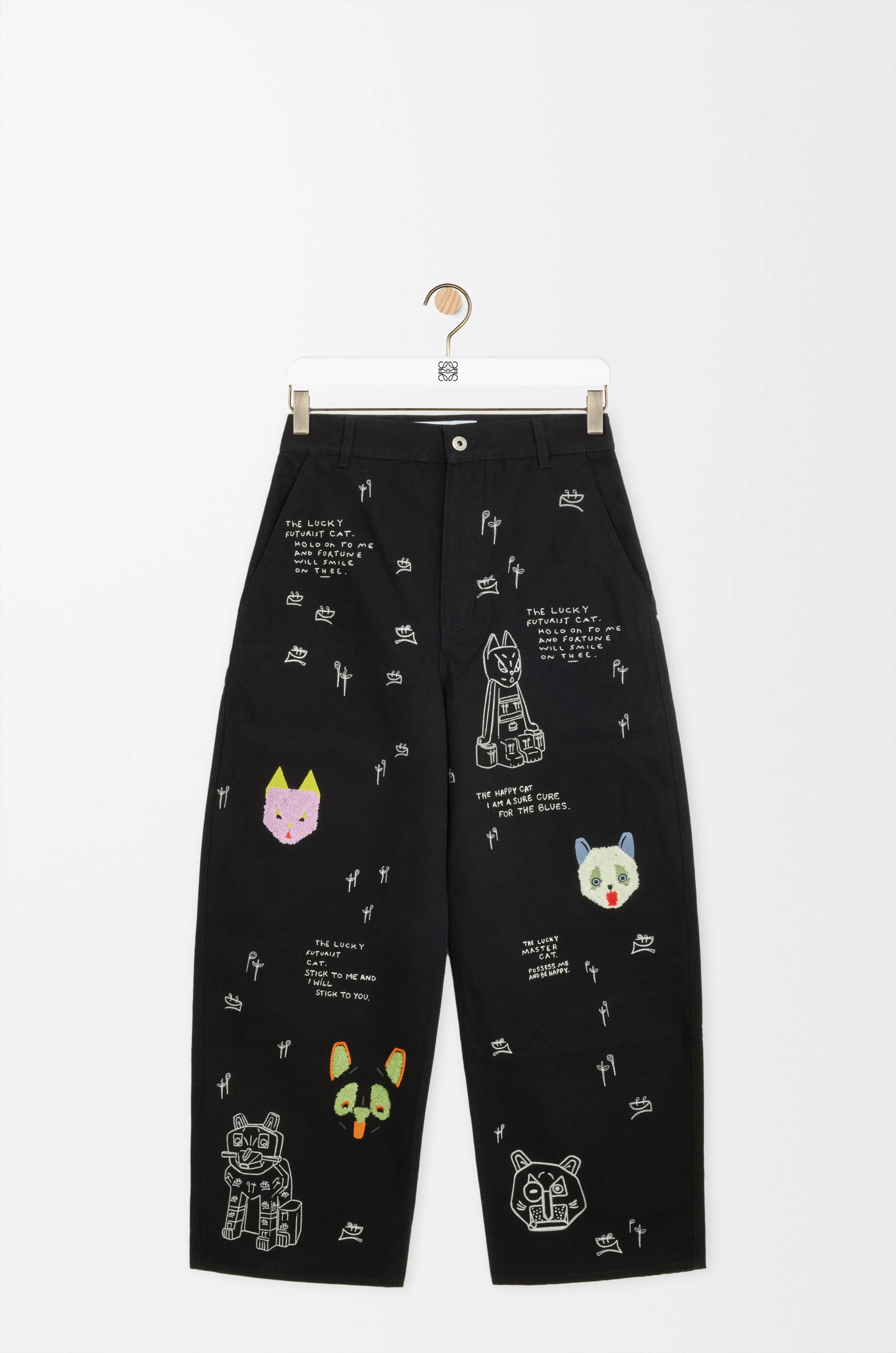 Trousers in cotton Black - LOEWE APAC official website