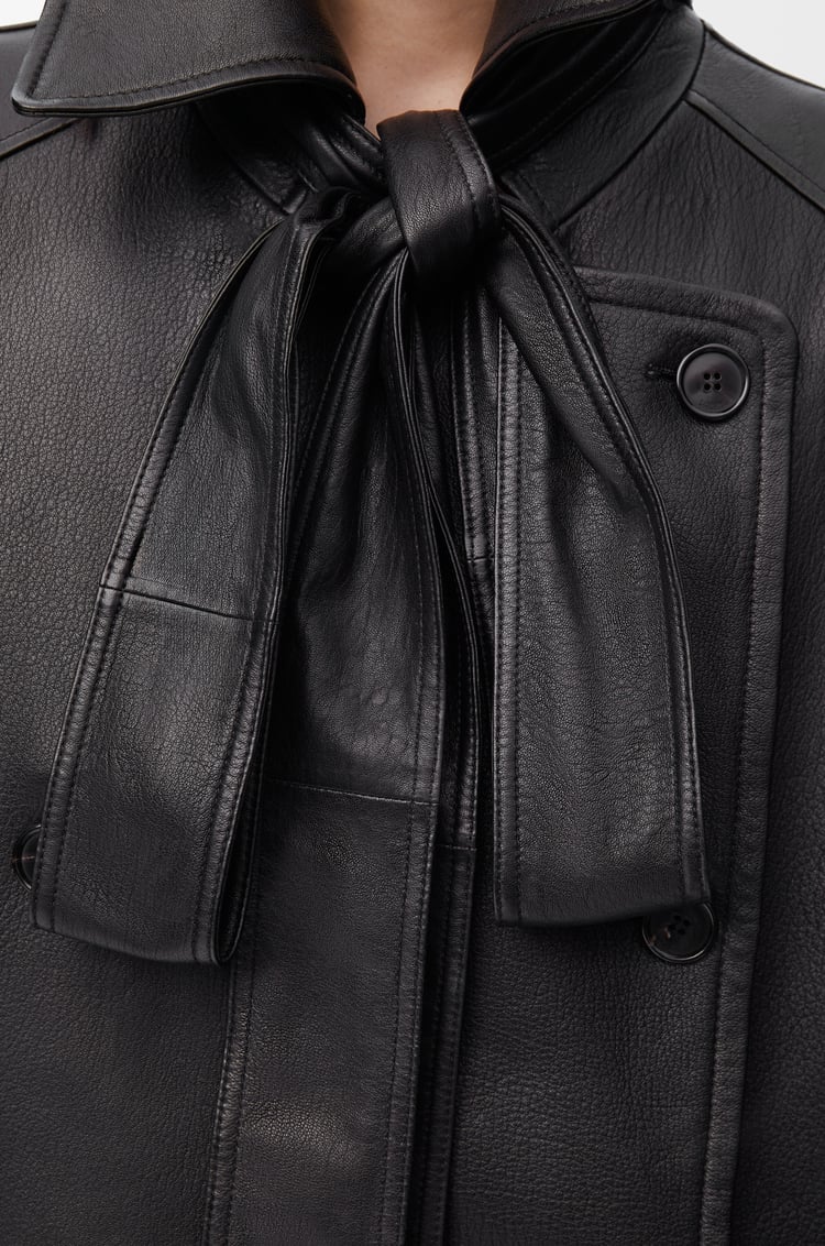 LOEWE Bow jacket in nappa lambskin Black