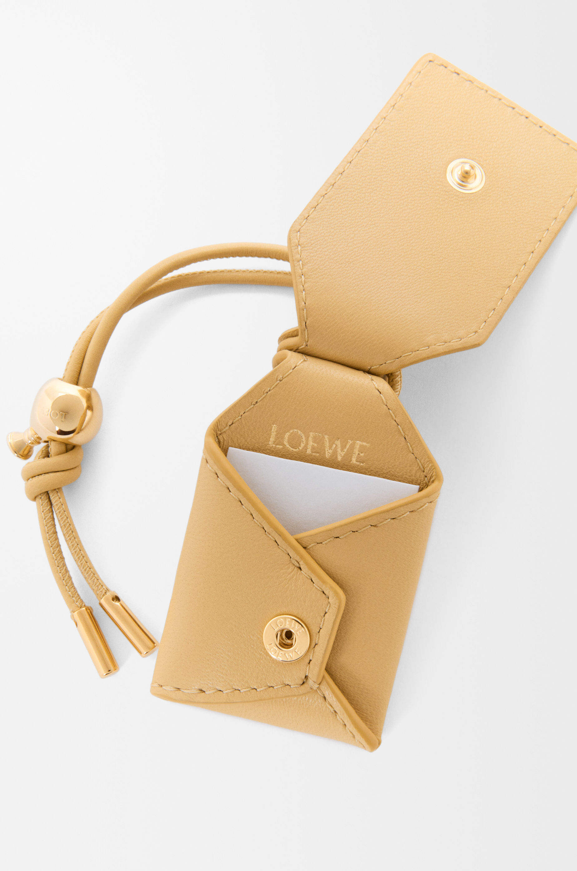 Mini Featherlight Puzzle bag in nappa lambskin Yellow - LOEWE USA
