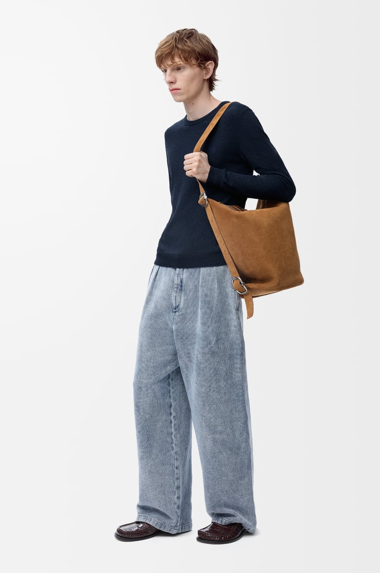LOEWE Sweater in cotton blend Navy Blue