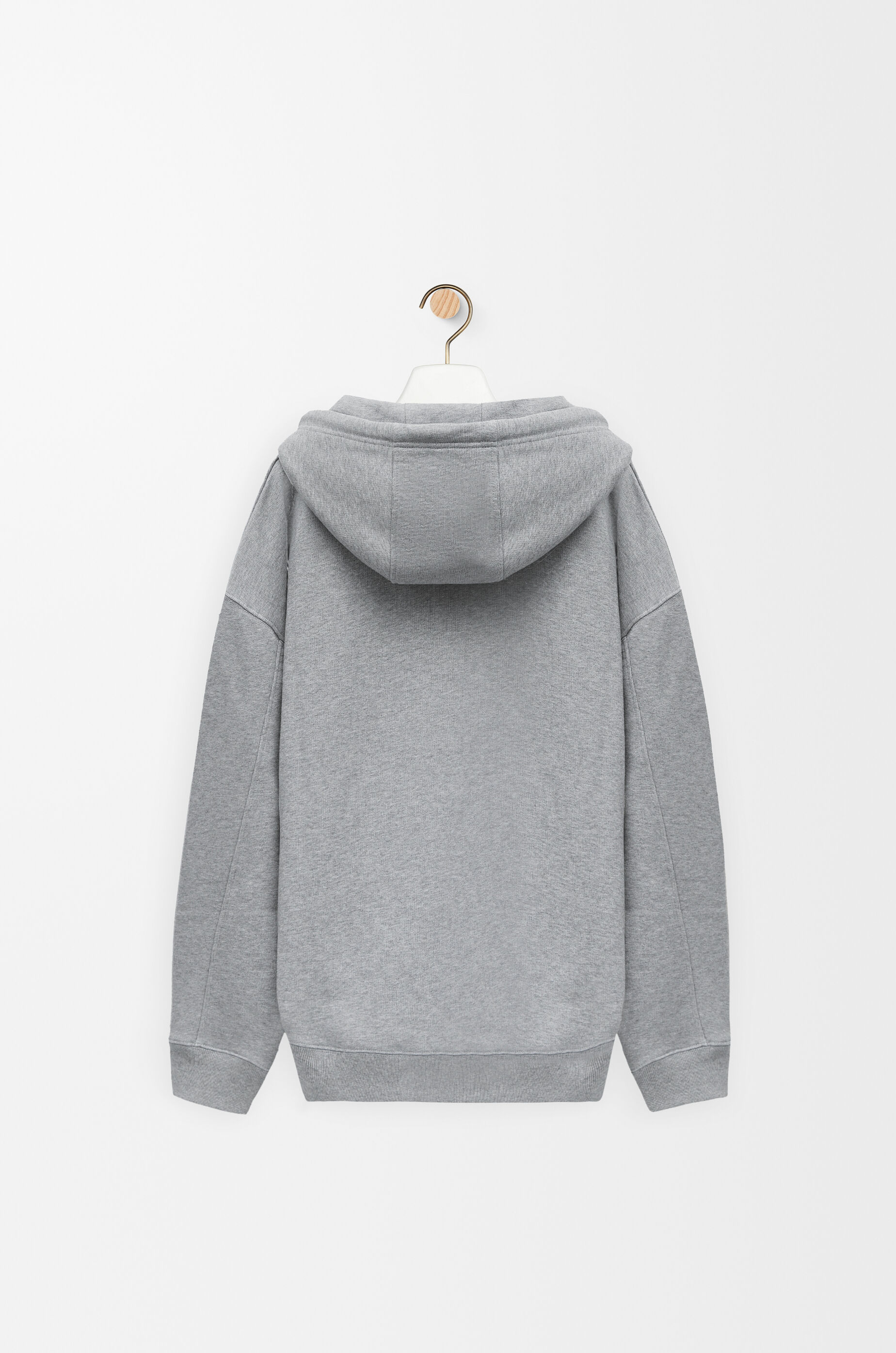 Relaxed fit hoodie in cotton Grey - LOEWE Relaxed fit hoodie in cotton Grey - LOEWE