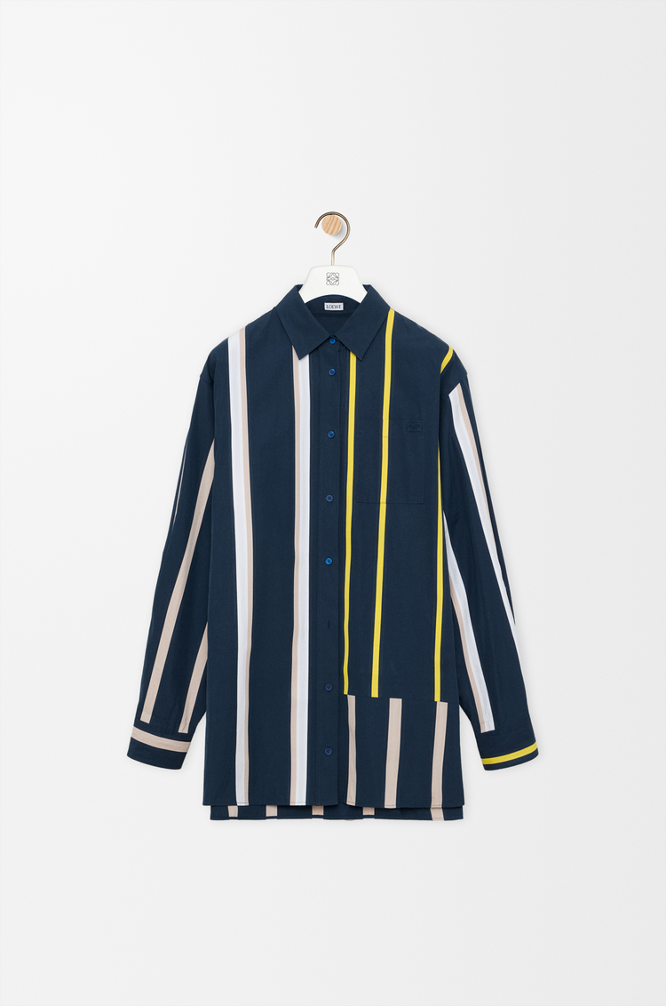 LOEWE Vestido camisero en algodón Multicolor