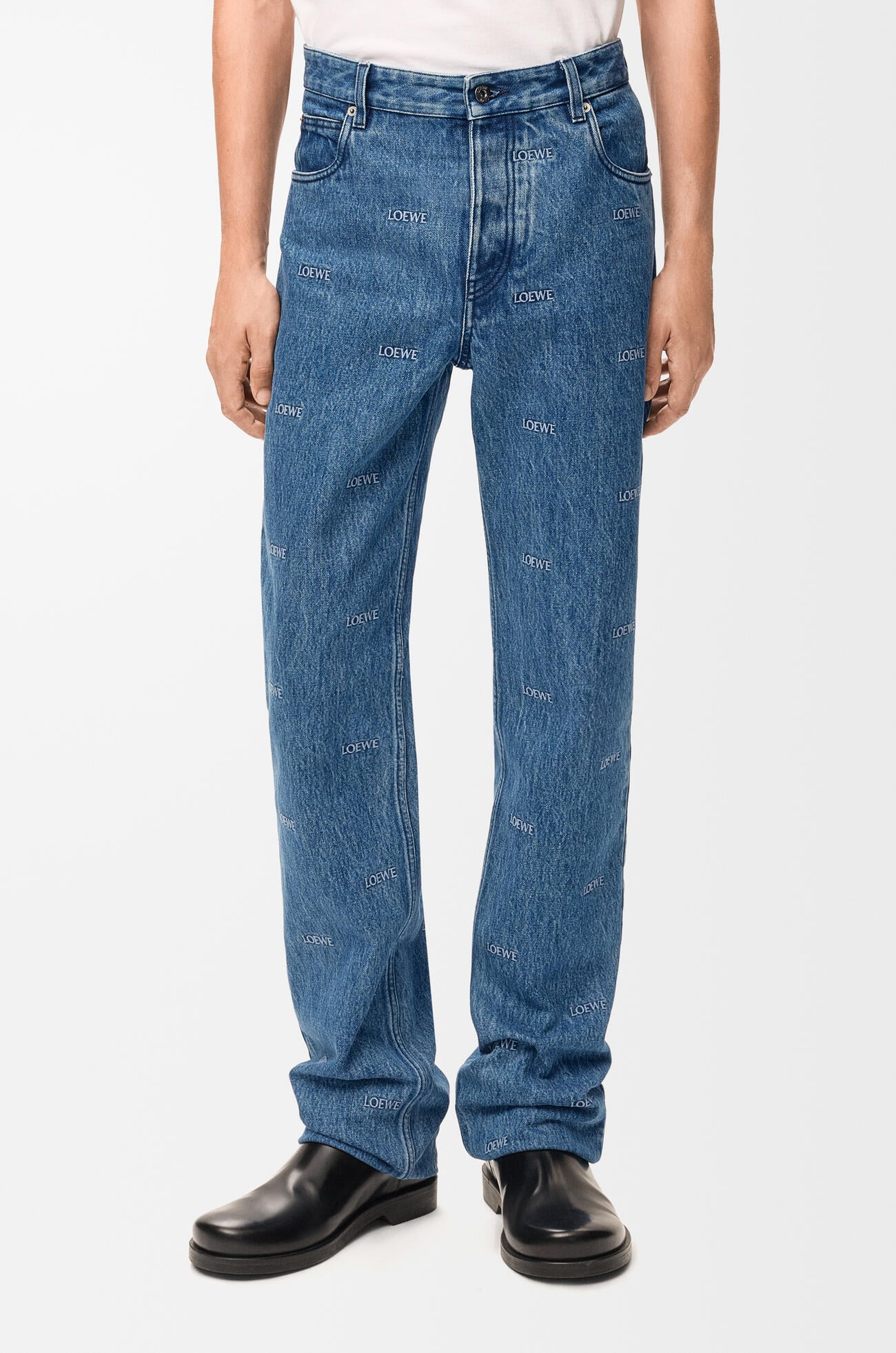 LOEWE Jeans in denim Denim Blue
