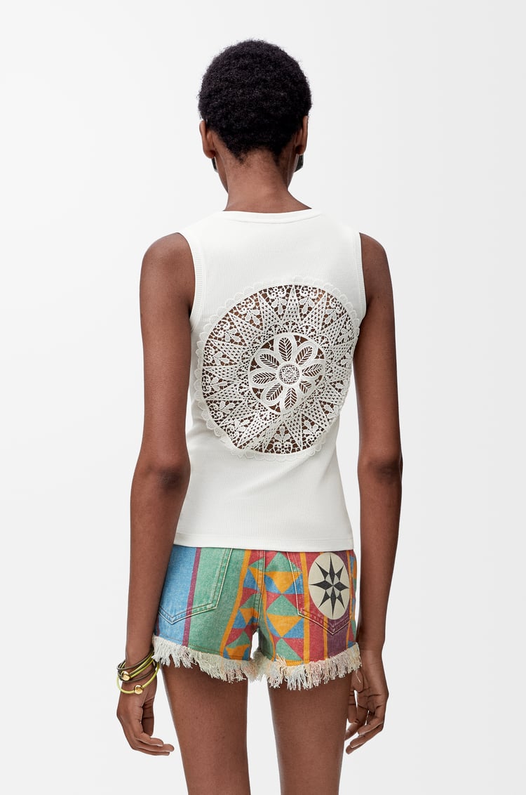 LOEWE Tank top in cotton White
