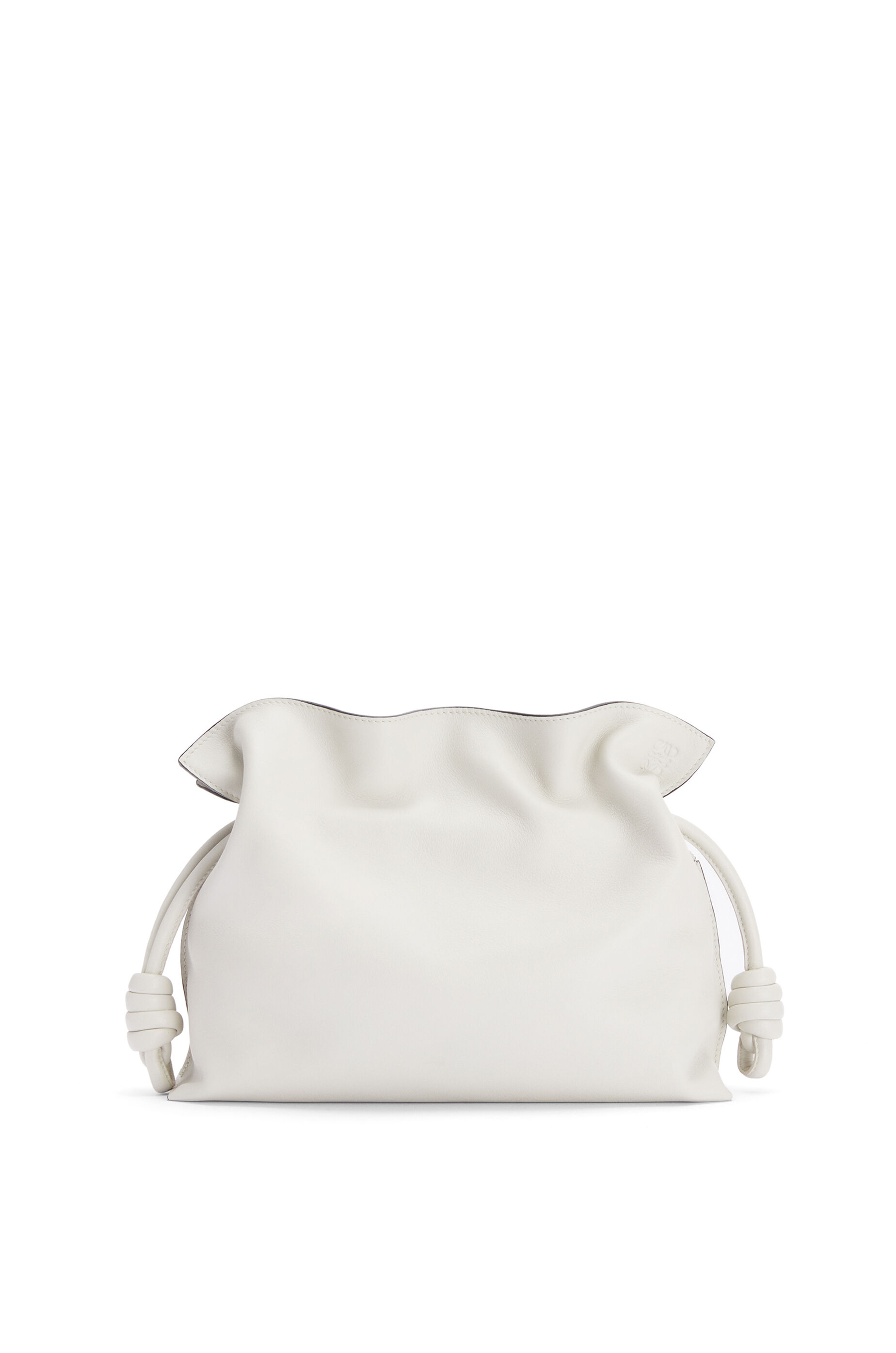 フラメンコクラッチ ミニ (ナパカーフ) ソフトホワイト - LOEWE