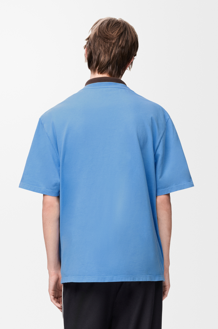 LOEWE 棉质宽松版型 T 恤 蓝色