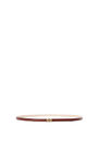 LOEWE Cinturón Anagram reversible en piel de ternera lisa Rojo Teja/Nude/Oro