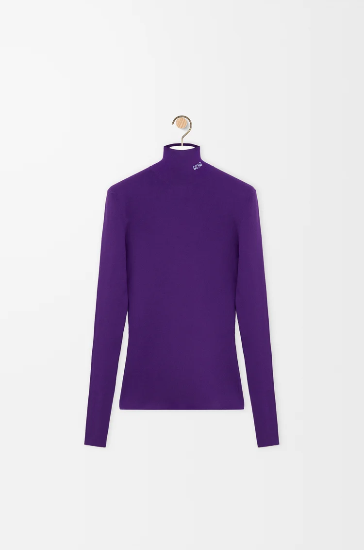 LOEWE Top in misto viscosa Viola
